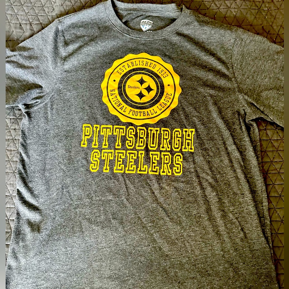 STEELERS THROWBACK LOGO TEE